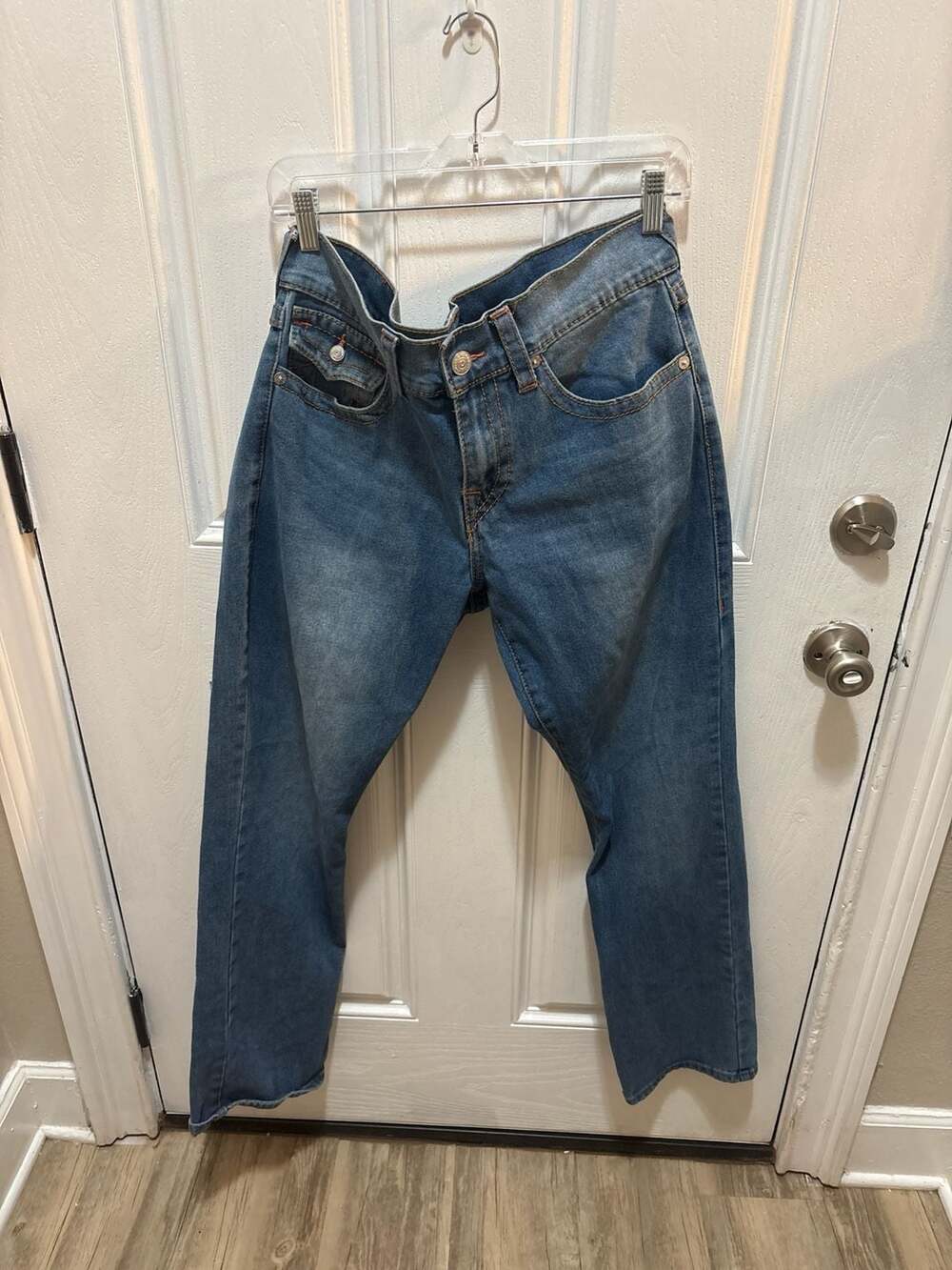 True Religion Ricky Relaxed Straight Jeans for Men Size 32